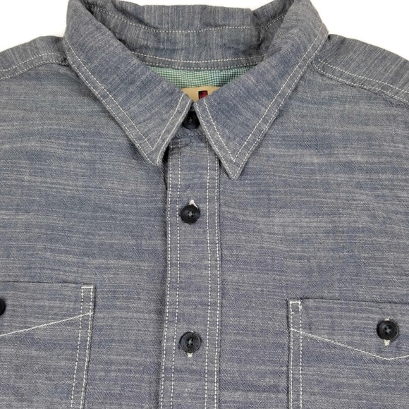 Woolrich Chambray Shirt Men's Size XXL Button Down - Picture 2 of 8